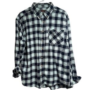 Ranch Tough Blue Plaid Flannel